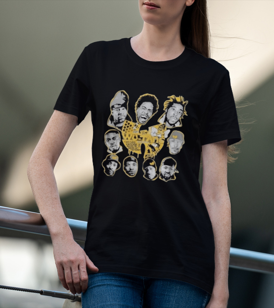 Wu Tang Clan The Final Chamber Tour 2026 Iconic Members Collage 36th Chamber T-Shirt