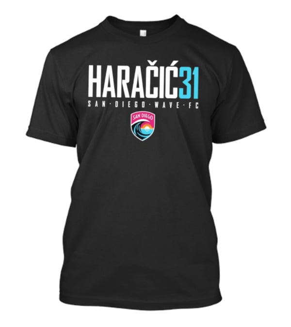 HARACIC 31 San Diego Wave FC Soccer Team Fan Gear Collection T-Shirt