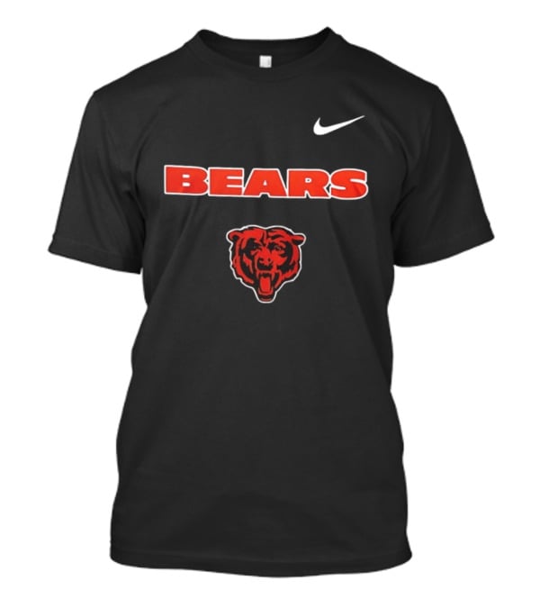 Nike Bears Chicago Mechanic Blue Collar Skeleton American Proud T-Shirt