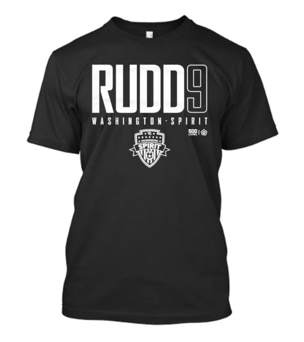 Rudd 9 Washington Spirit Soccer Team NWSL Crest T-Shirt