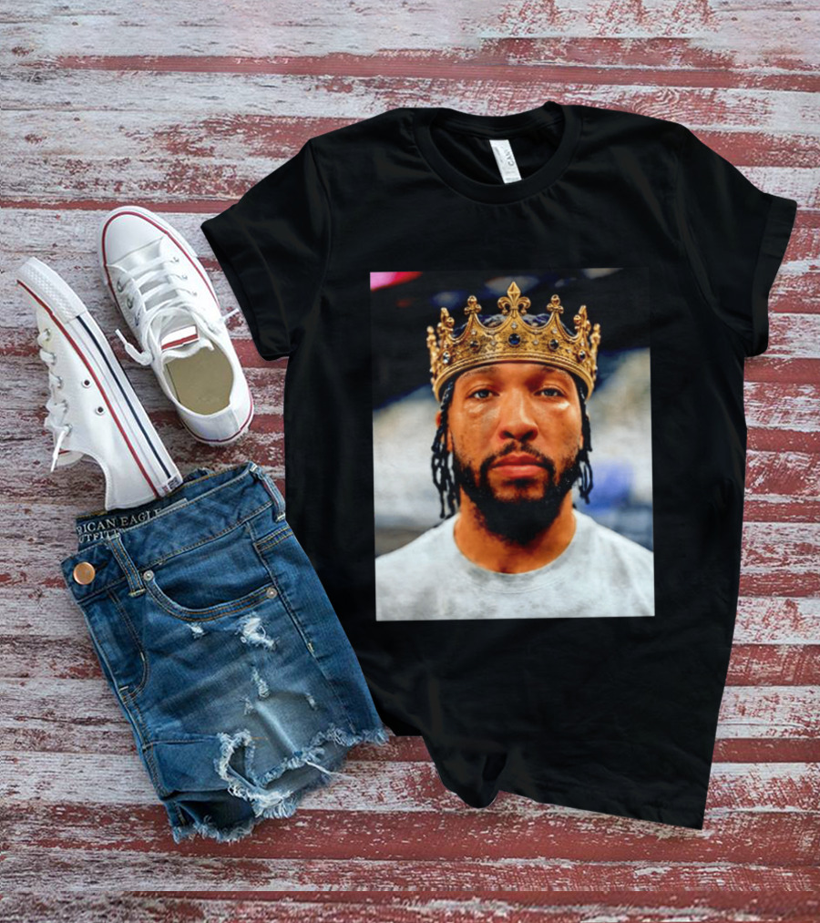 Jalen Brunson King New York Knicks Crown T-Shirt