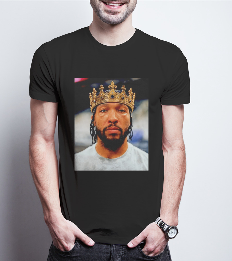 Jalen Brunson King New York Knicks Crown T-Shirt