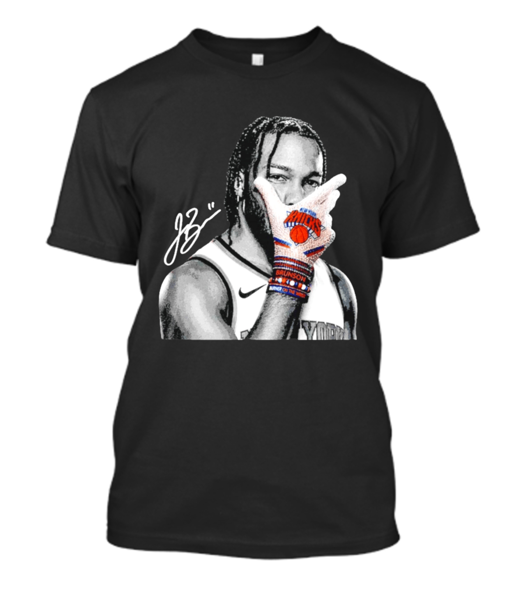 Jalen Brunson New York Knicks Burner Of The Year MJ Glove Pose T-Shirt