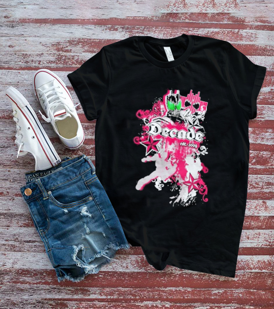 Kamen Rider Decade Est 2009 Heroic Starburst Adventure T-Shirt