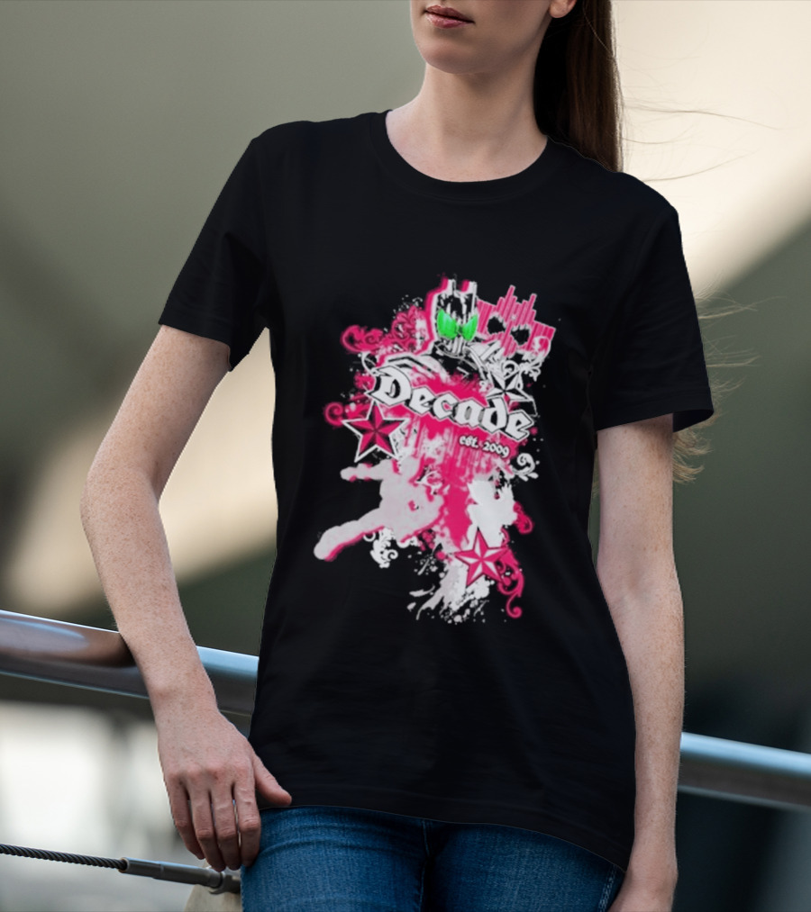 Kamen Rider Decade Est 2009 Heroic Starburst Adventure T-Shirt