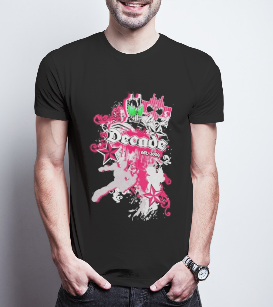 Kamen Rider Decade Est 2009 Heroic Starburst Adventure T-Shirt