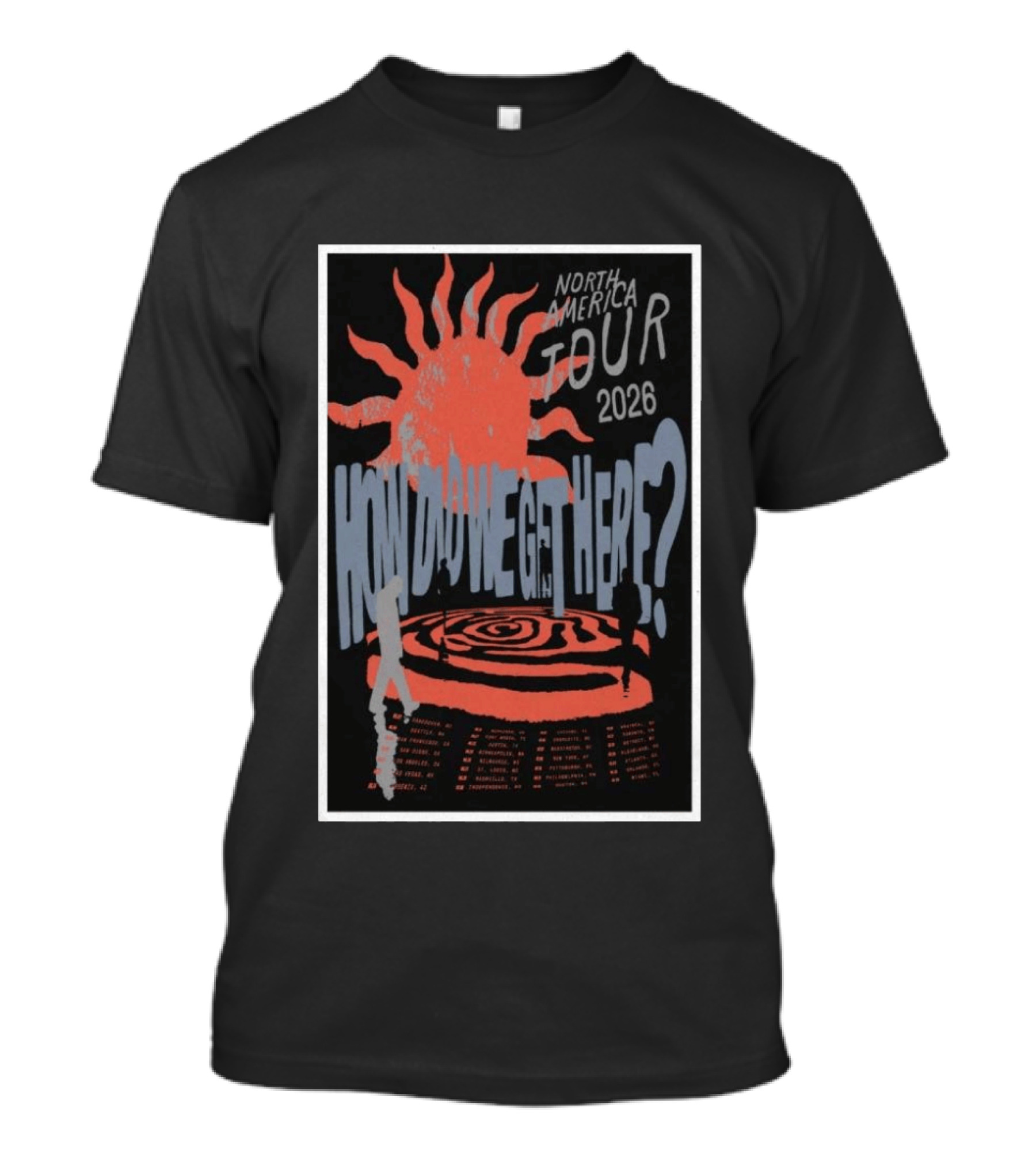 Louis Tomlinson North America Tour 2026 How Did We Get Here T-Shirt