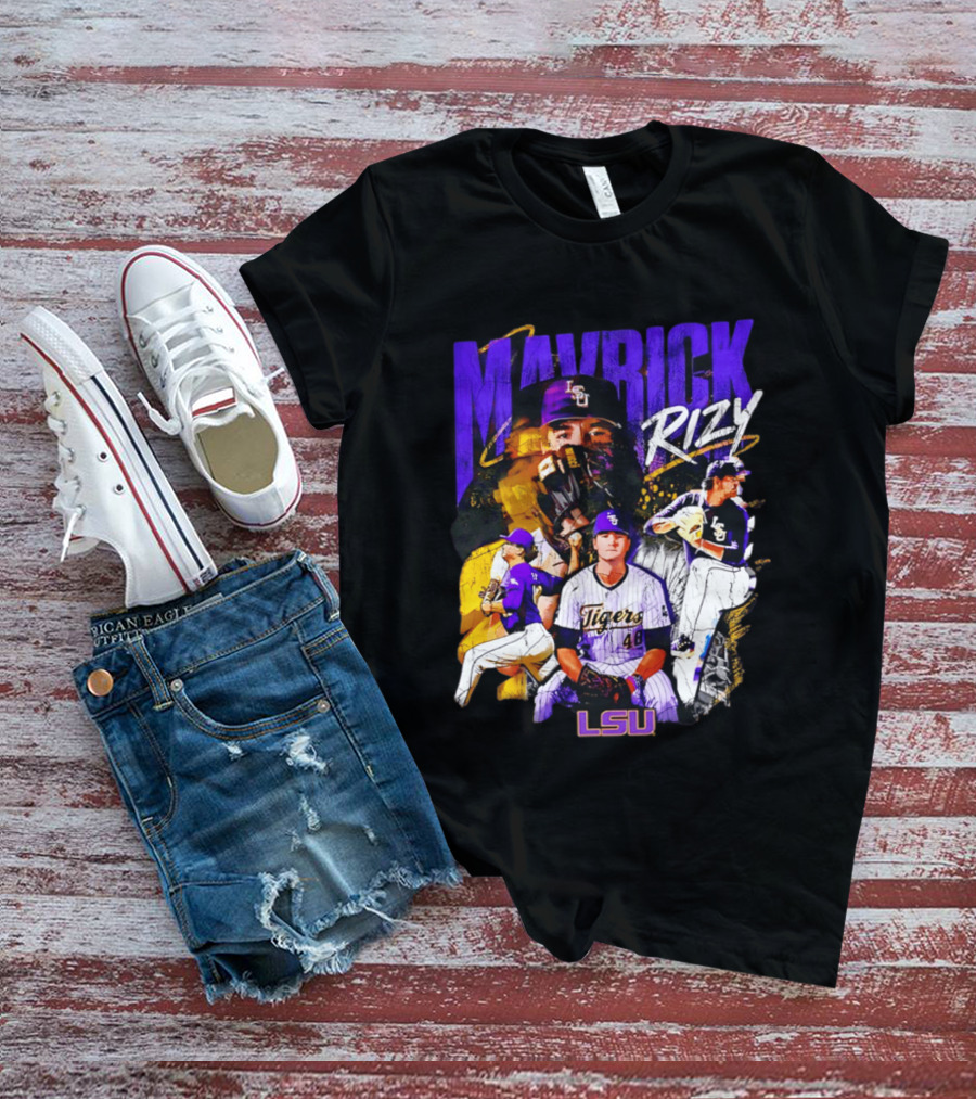 LSU Tigers Mavrick Rizy Baseball Collection T-Shirt