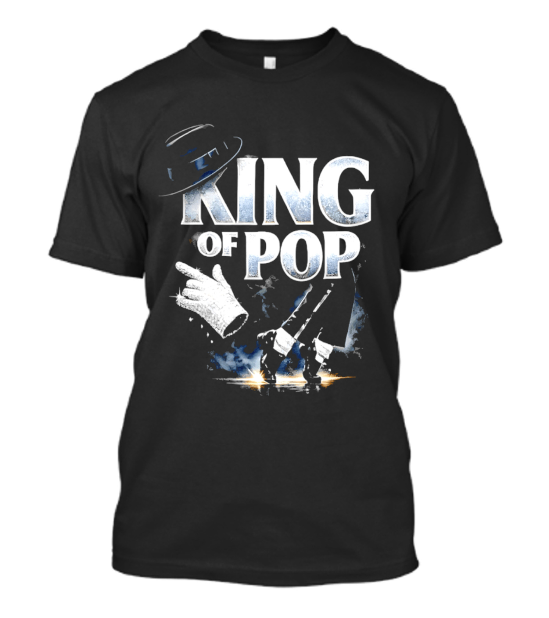 King Of Pop Iconic Hat And Glove T-Shirt