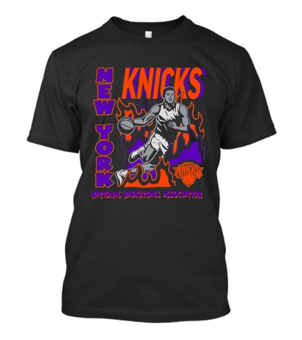 New York Knicks National Basketball Association Flame Player T-Shirt