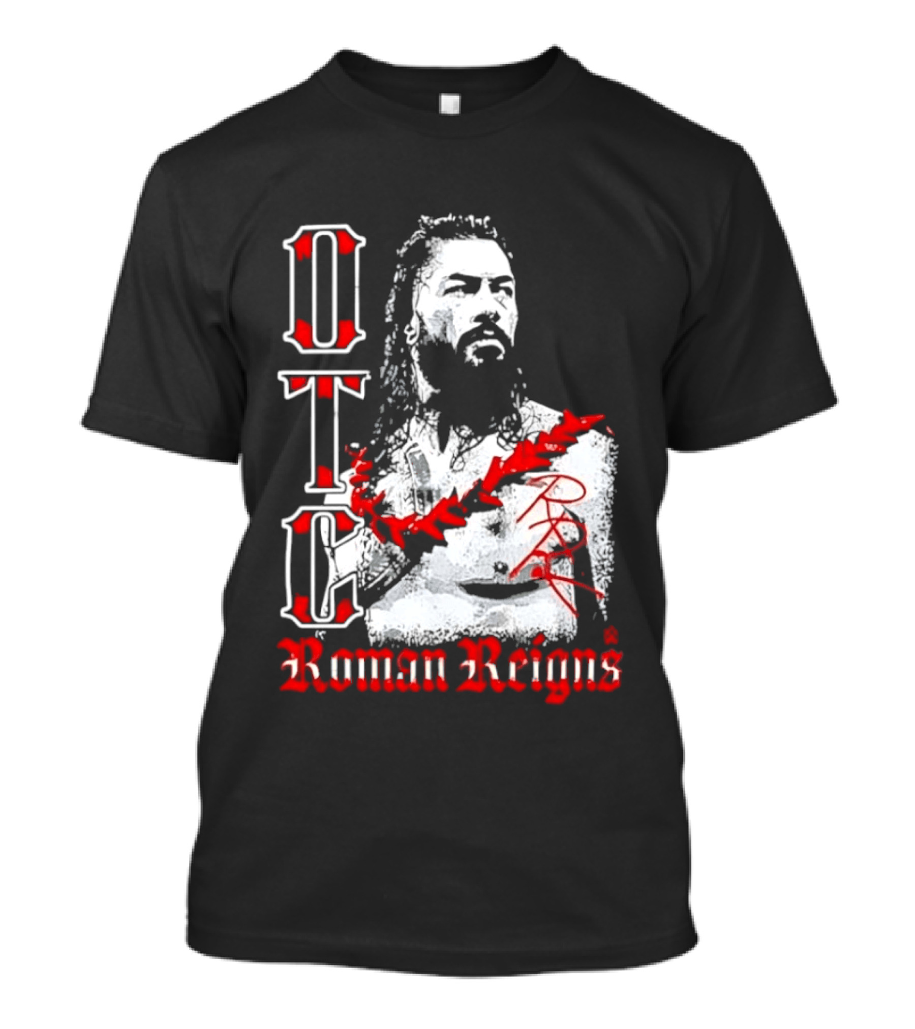 OTC Roman Reigns Wrestling Iconic Athlete T-Shirt