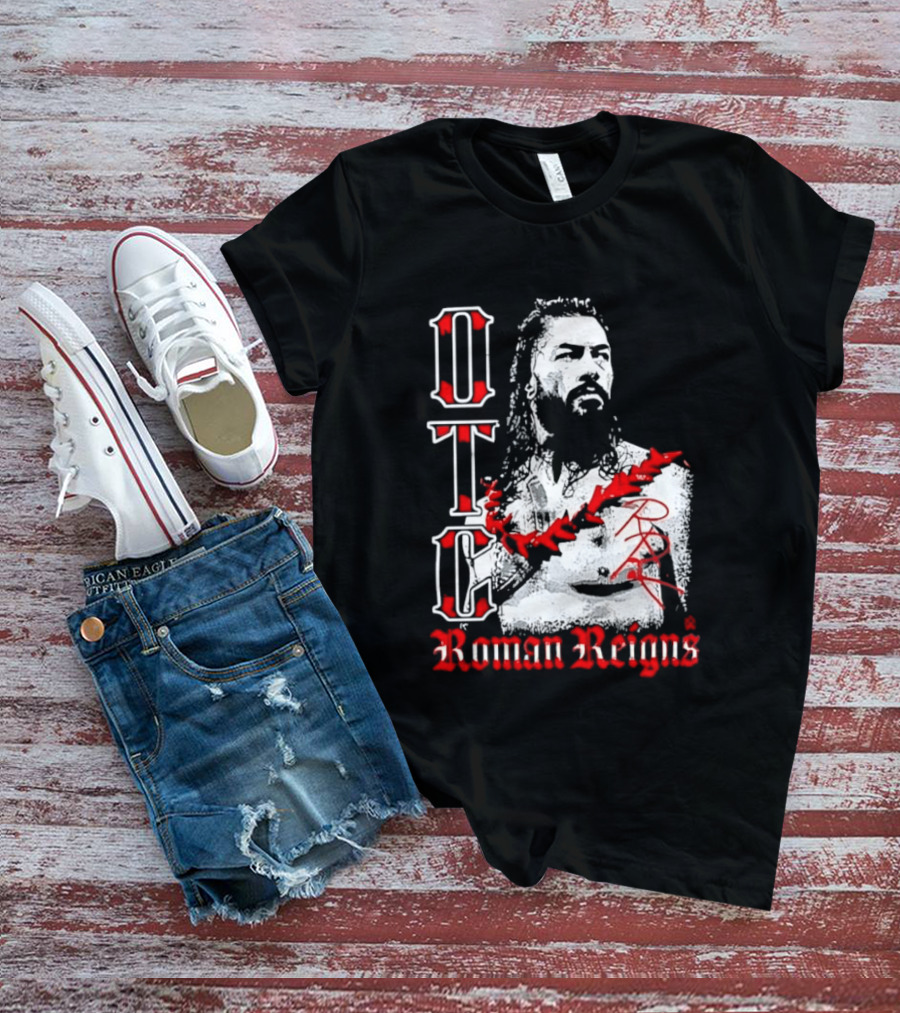 OTC Roman Reigns Wrestling Iconic Athlete T-Shirt