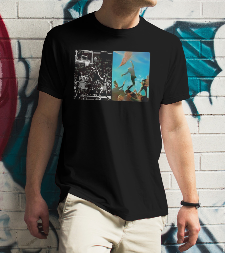 San Antonio Spurs Victor Wembanyama Dunk Alamo Basketball Celebration T-Shirt