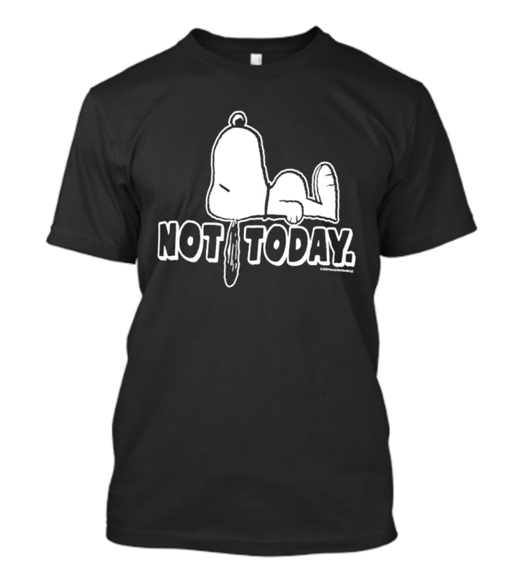Snoopy Not Today Relaxed Mood Peanuts T-Shirt