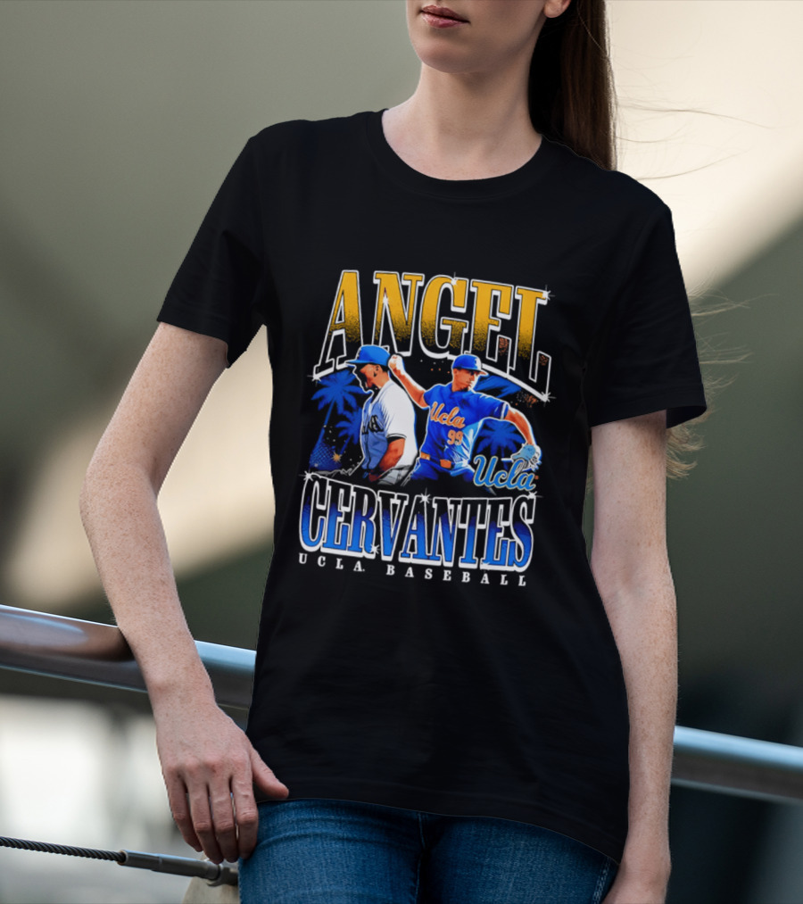 Ucla Baseball Angel Cervantes Player T-Shirt