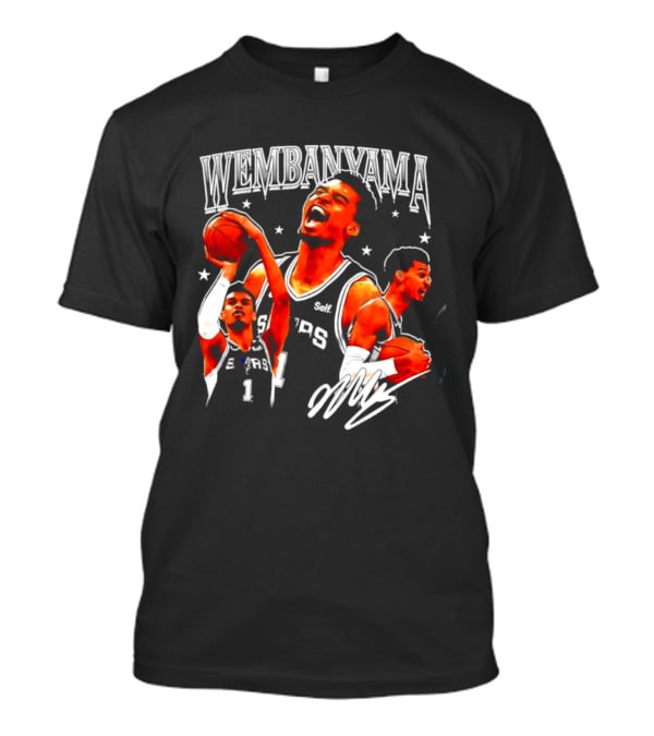 Victor Wembanyama San Antonio Spurs NBA Stars Basketball T-Shirt