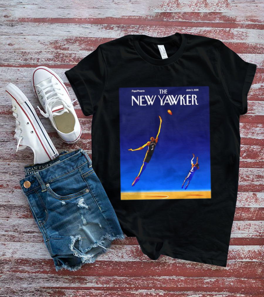 The New Yawker June 3 2026 Basketball Cover Pope Phoenix T-Shirt
