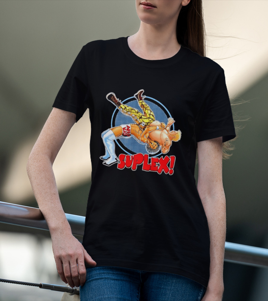 Afro Kid Wrestling Suplex Move T-Shirt