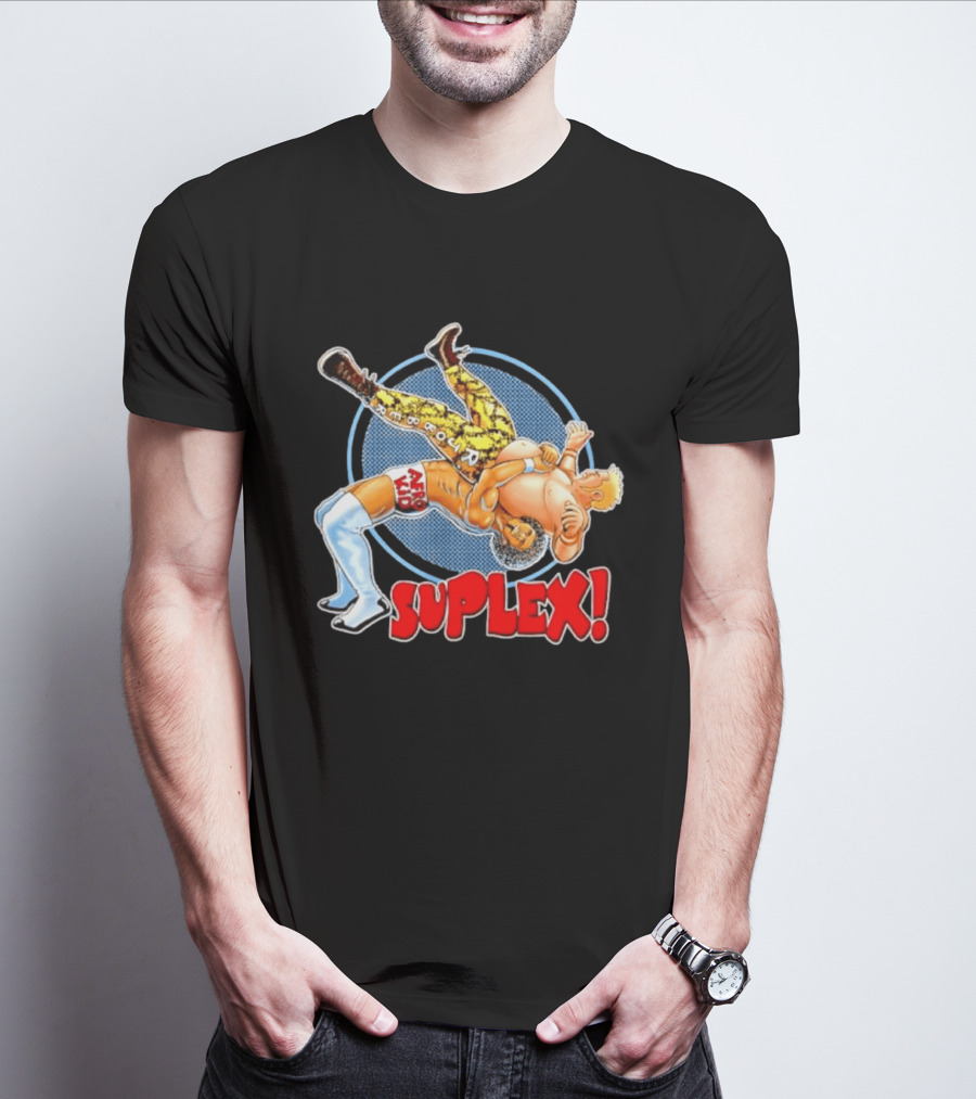 Afro Kid Wrestling Suplex Move T-Shirt