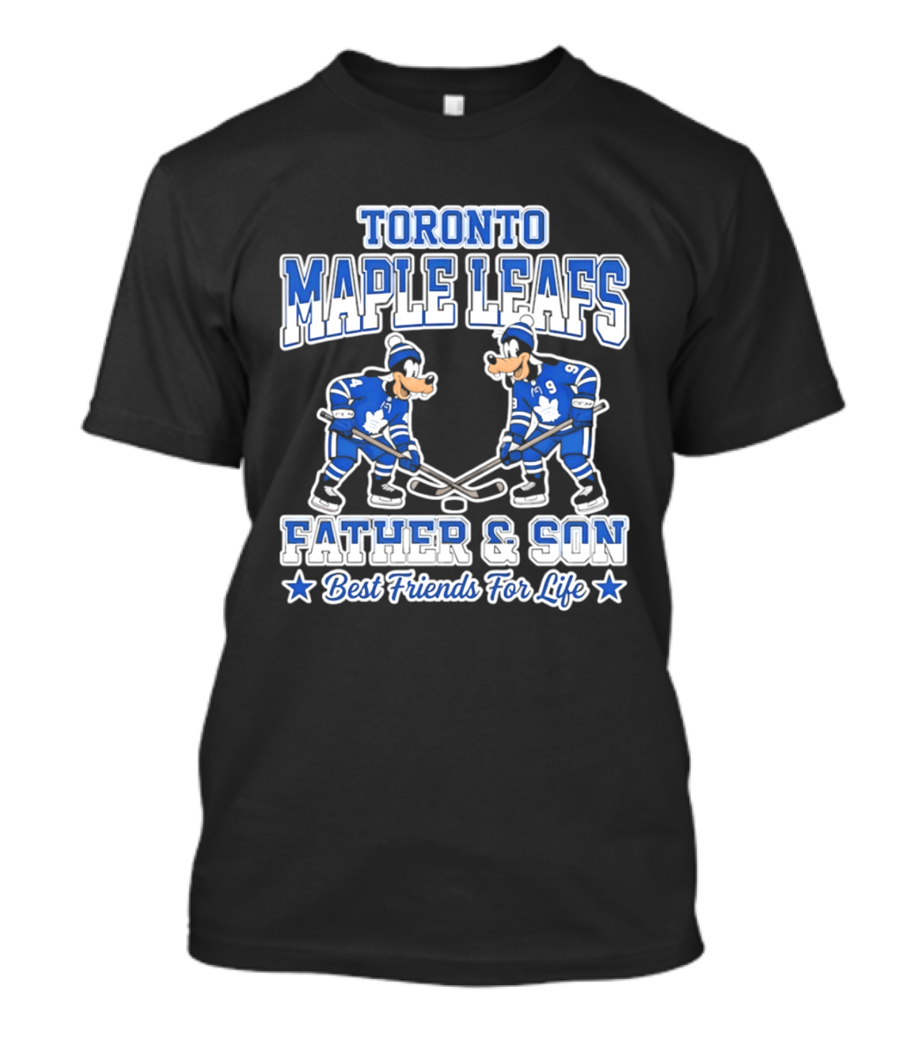 Toronto Maple Leafs Goofy Father And Son Best Friends For Life T-Shirt