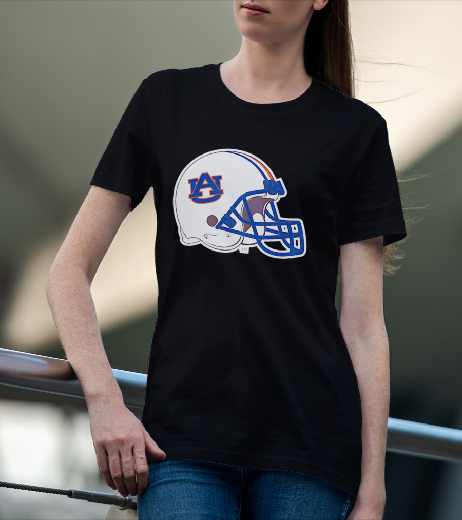 Auburn Tigers Football Helmet AU T-Shirt