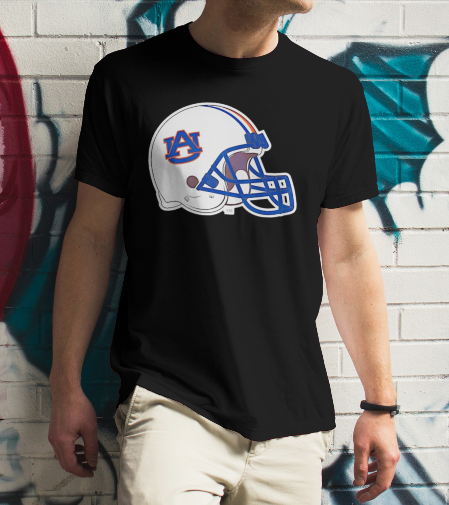 Auburn Tigers Football Helmet AU T-Shirt