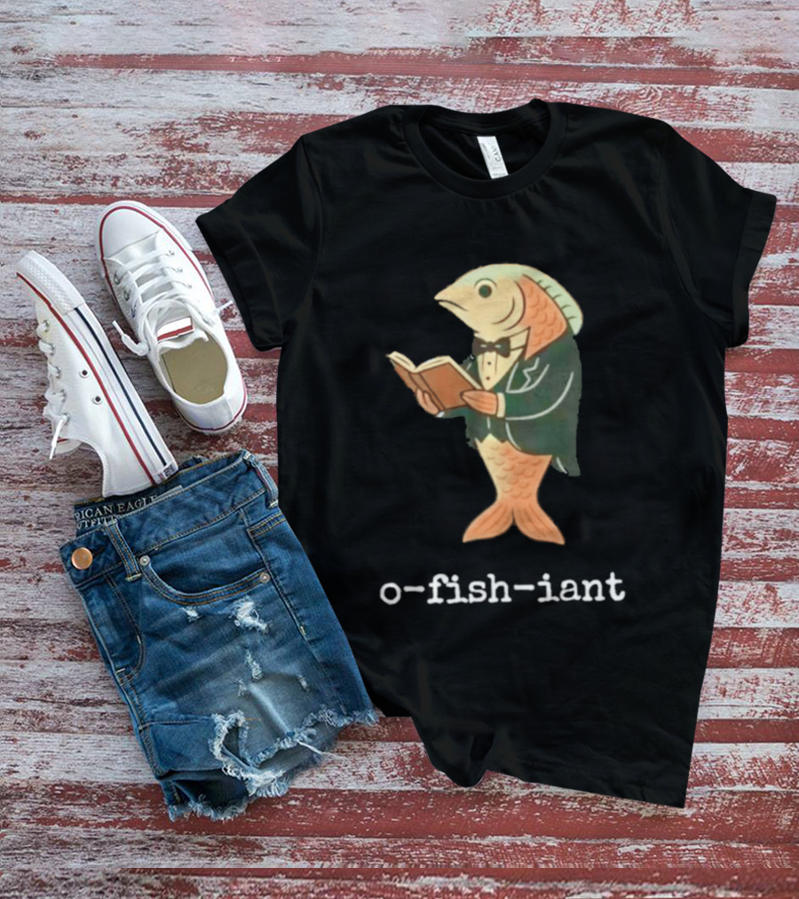 O Fish Iant Reading Fish In Tuxedo Nature Humor T-Shirt