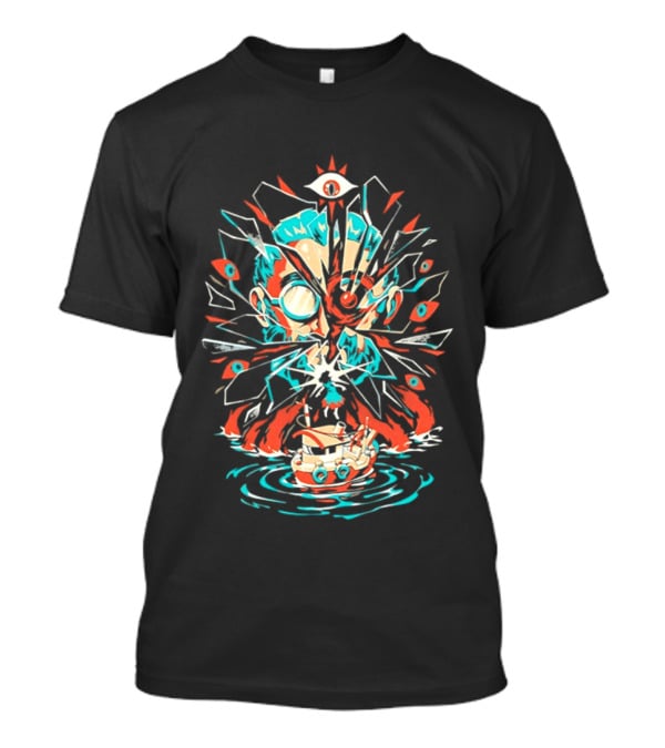 Gronkowski Brady Tampa Bay Buccaneers Lovecraft Cthulhu Surrealist T-Shirt