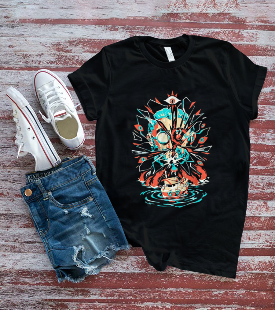Gronkowski Brady Tampa Bay Buccaneers Lovecraft Cthulhu Surrealist T-Shirt