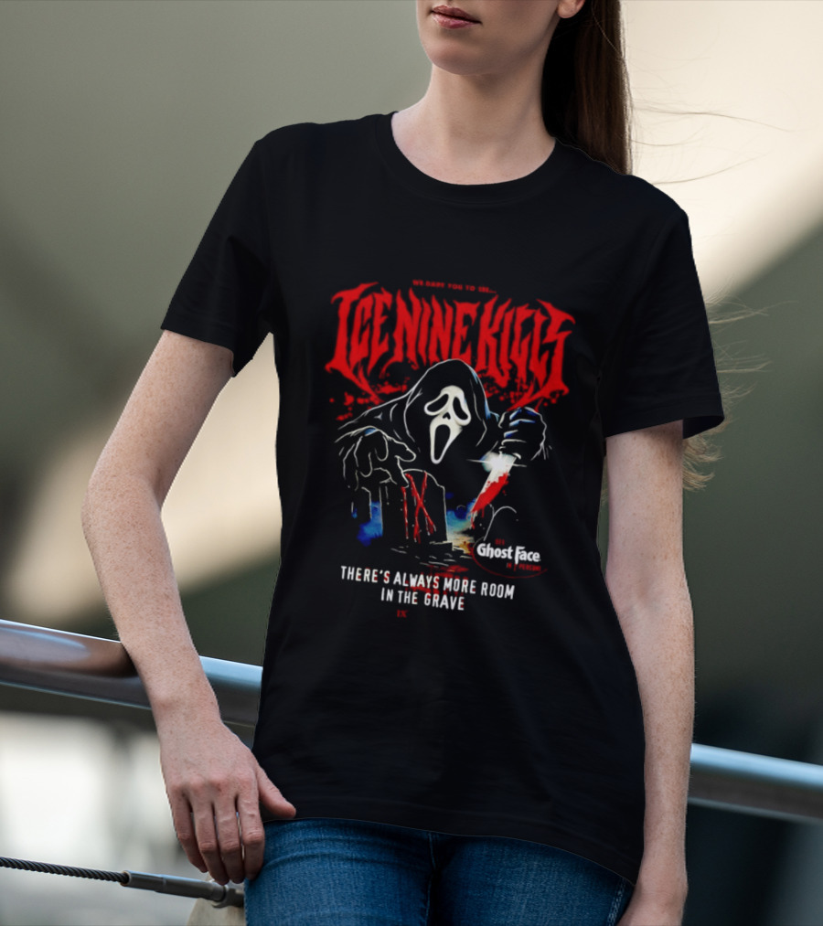 Ice Nine Kills Ghost Face There's Always More Room In The Grave T-Shirt