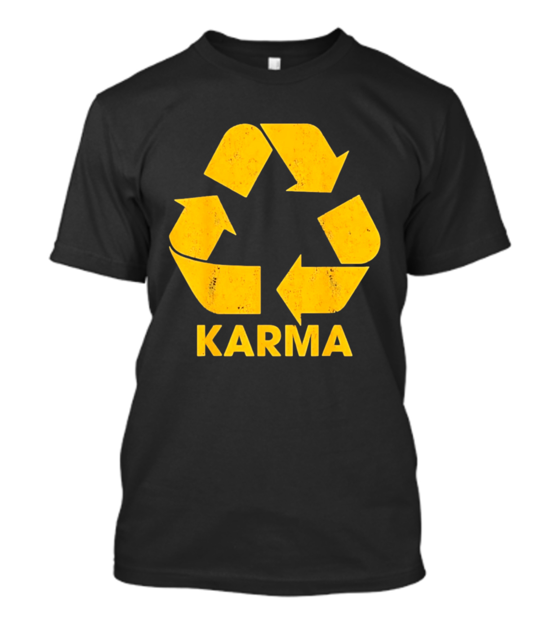 Karma Recycle Symbol Philosophy Motivational Concept T-Shirt
