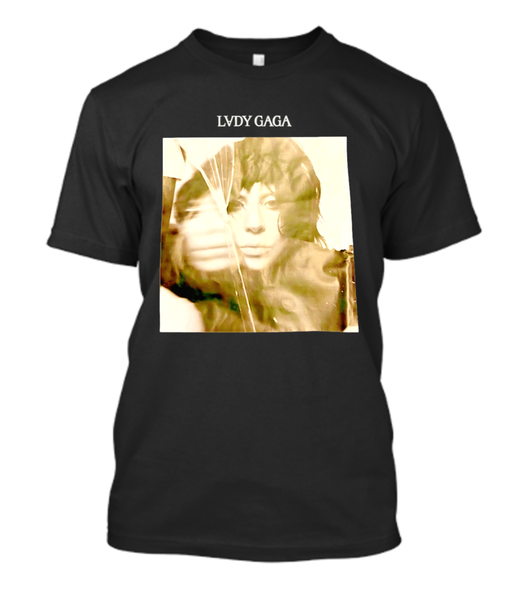LADY GAGA LVDY Vintage Album Cover T-Shirt
