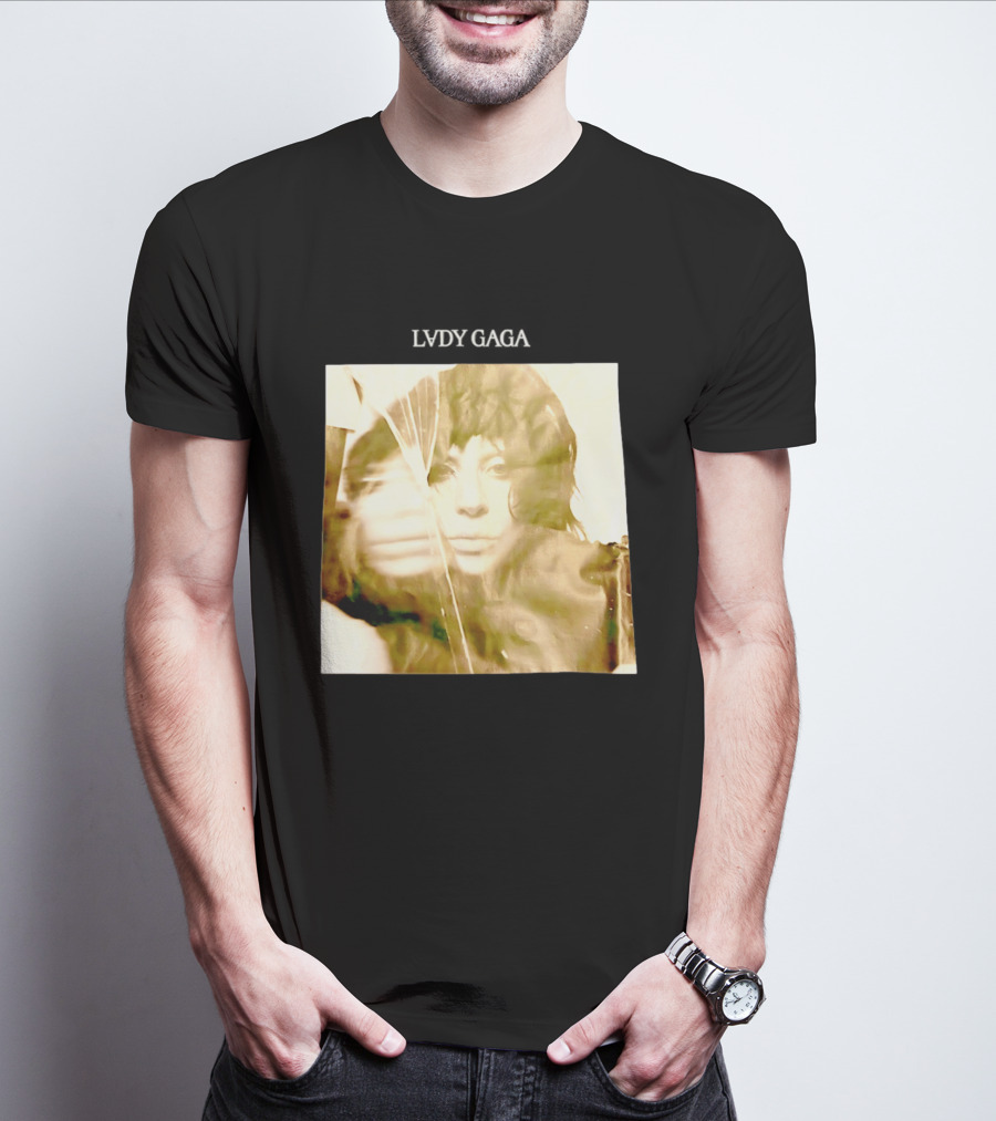 LADY GAGA LVDY Vintage Album Cover T-Shirt