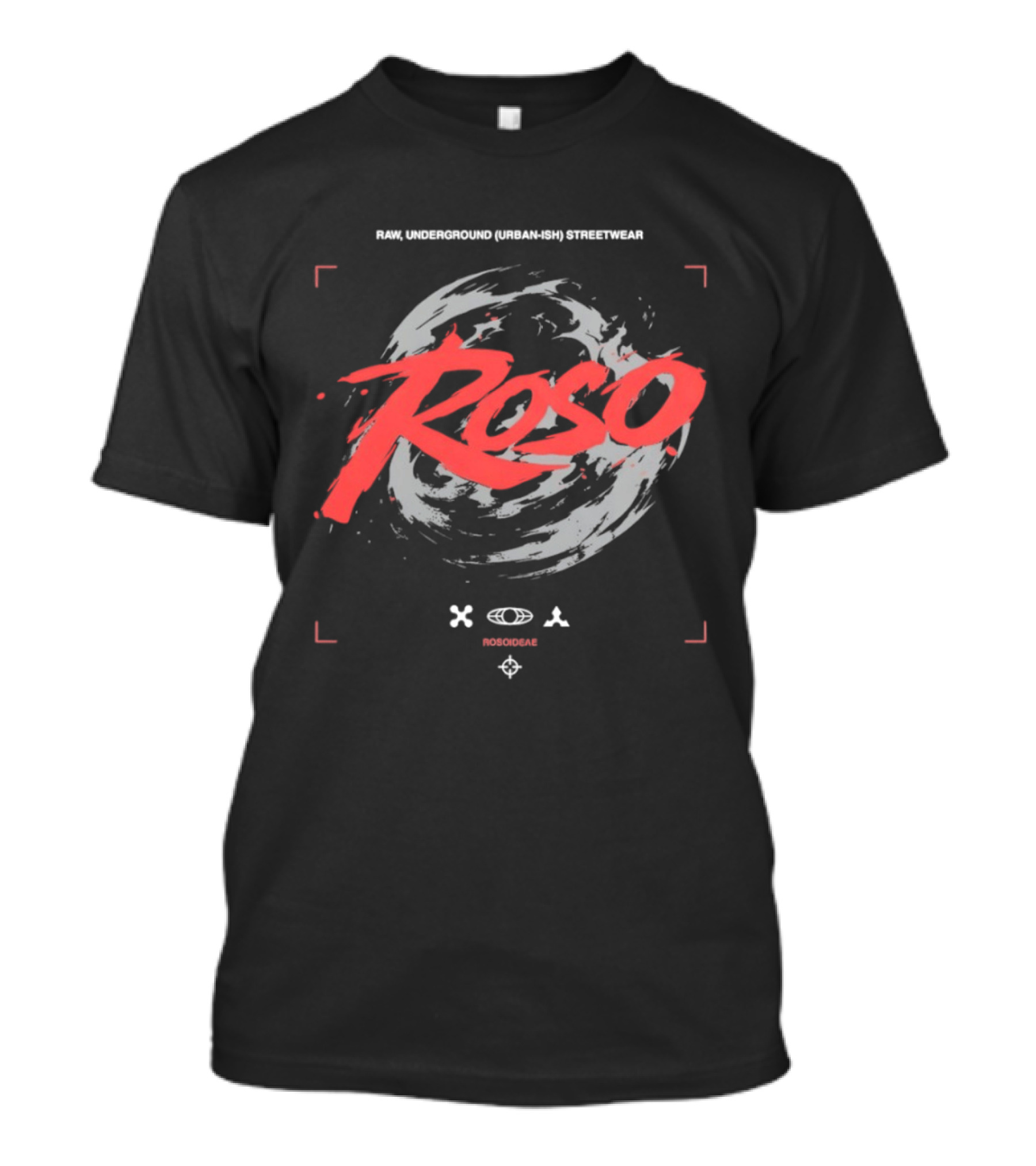 Roso Raw Underground Urbanish Rosoideae Streetwear XOΑ Vrosinox T-Shirt