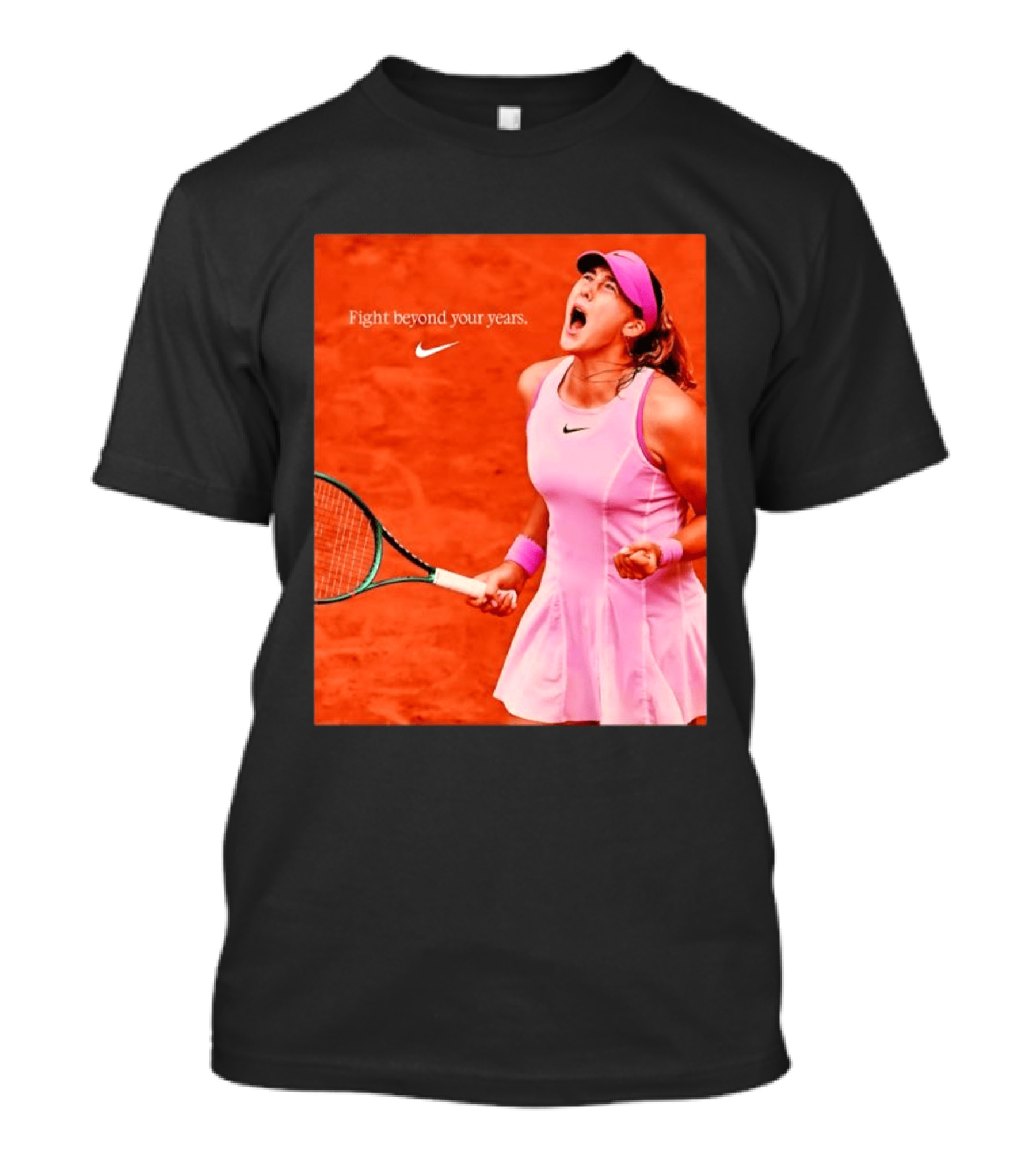 Mirra Andreeva Nike Fight Beyond Your Years Tennis Motivation T-Shirt