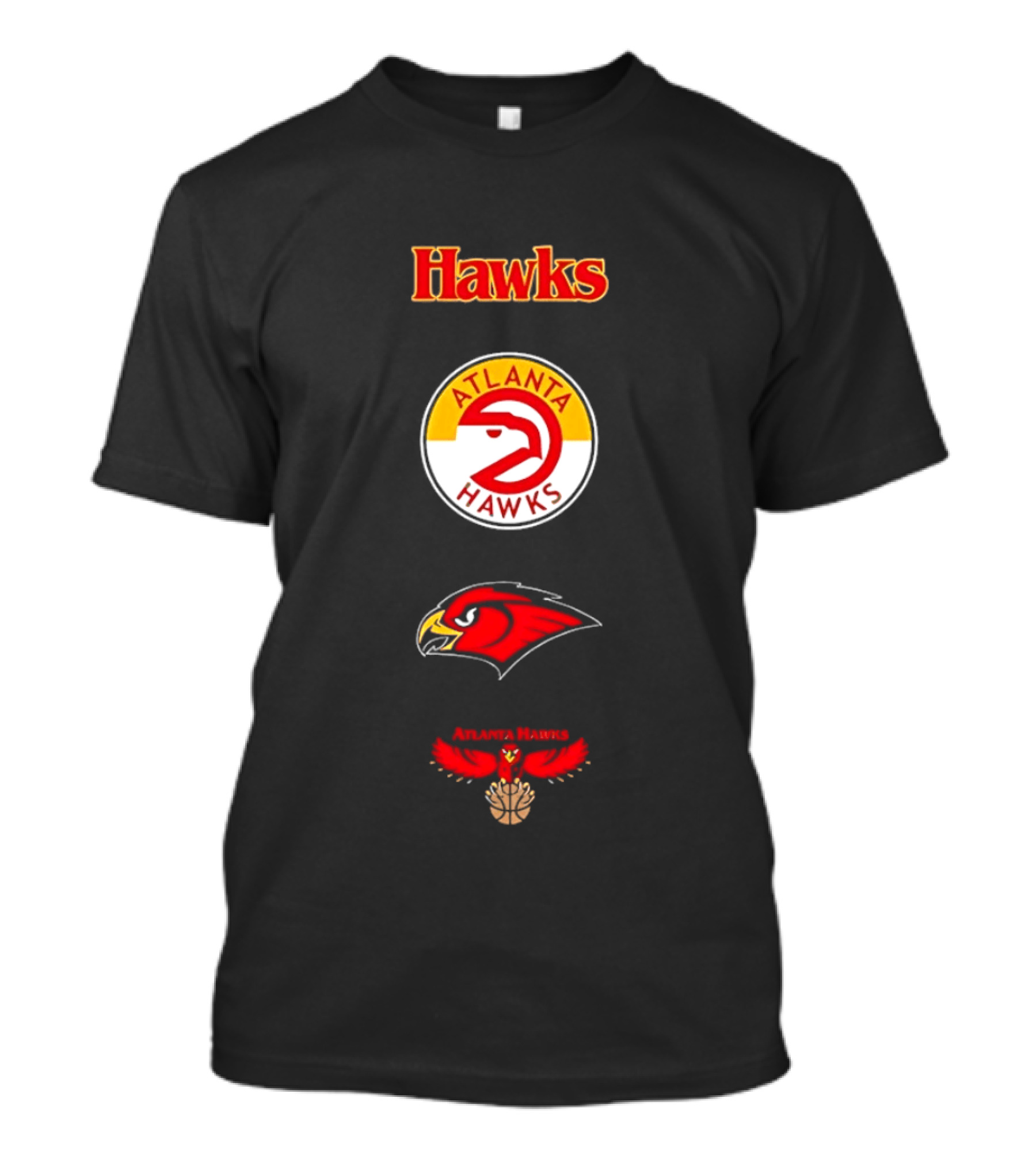 Mitchell & Ness Atlanta Hawks City Collection Vintage Logo Sports Fan Merchandise T-Shirt