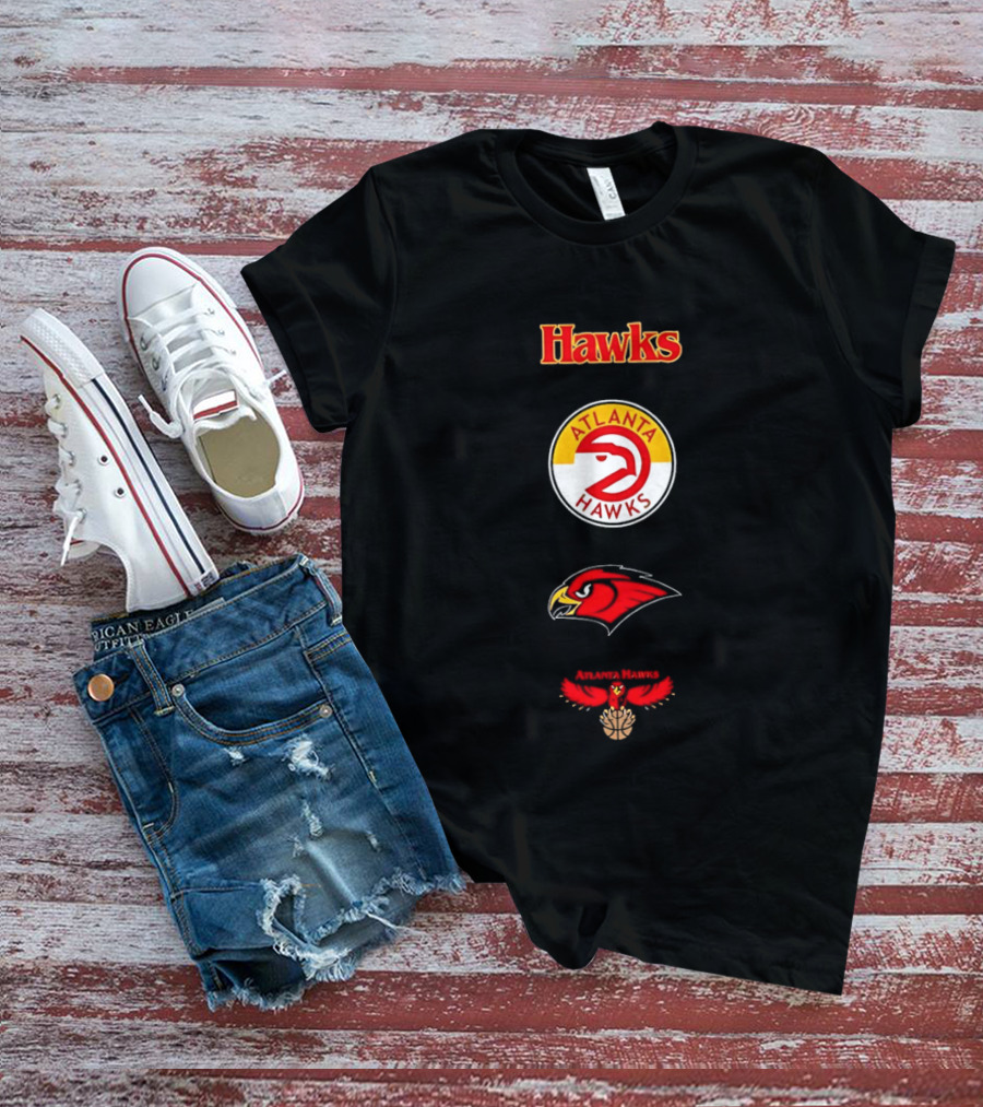 Mitchell & Ness Atlanta Hawks City Collection Vintage Logo Sports Fan Merchandise T-Shirt