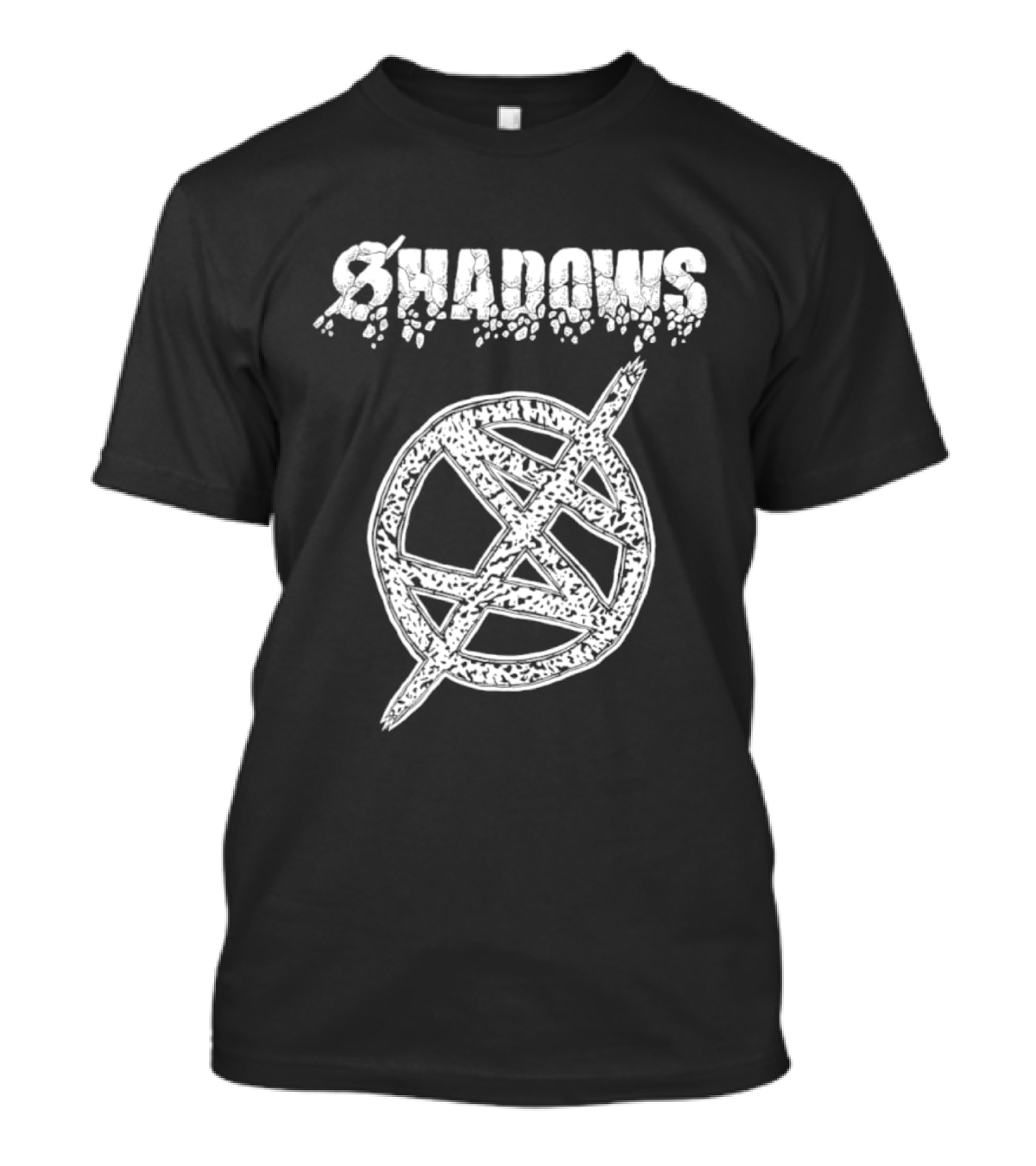 Shadows Anarchy Symbol Grunge T-Shirt