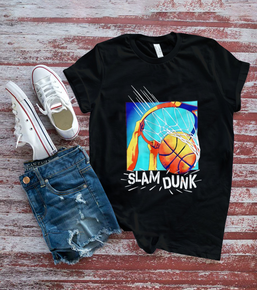 Slam Dunk Basketball Children's Place Hoop Action Kids T-Shirt