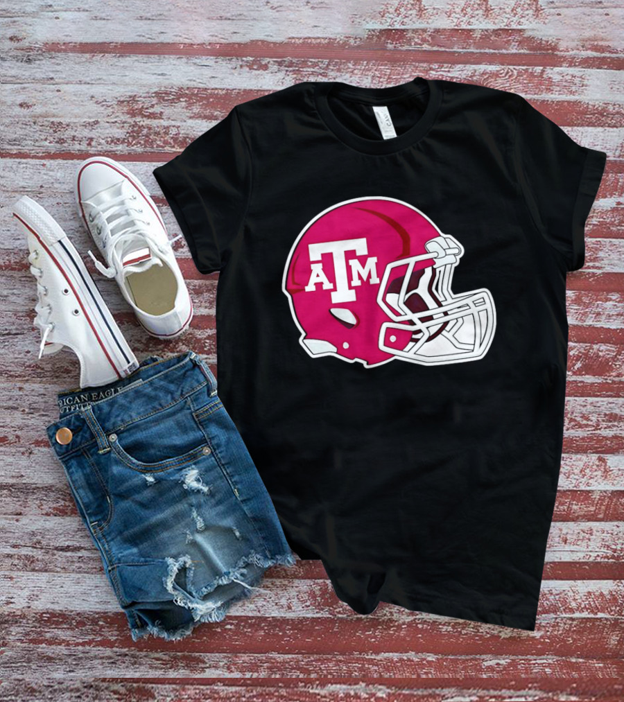 Texas A&M Aggies Football Helmet Fan Gear T-Shirt