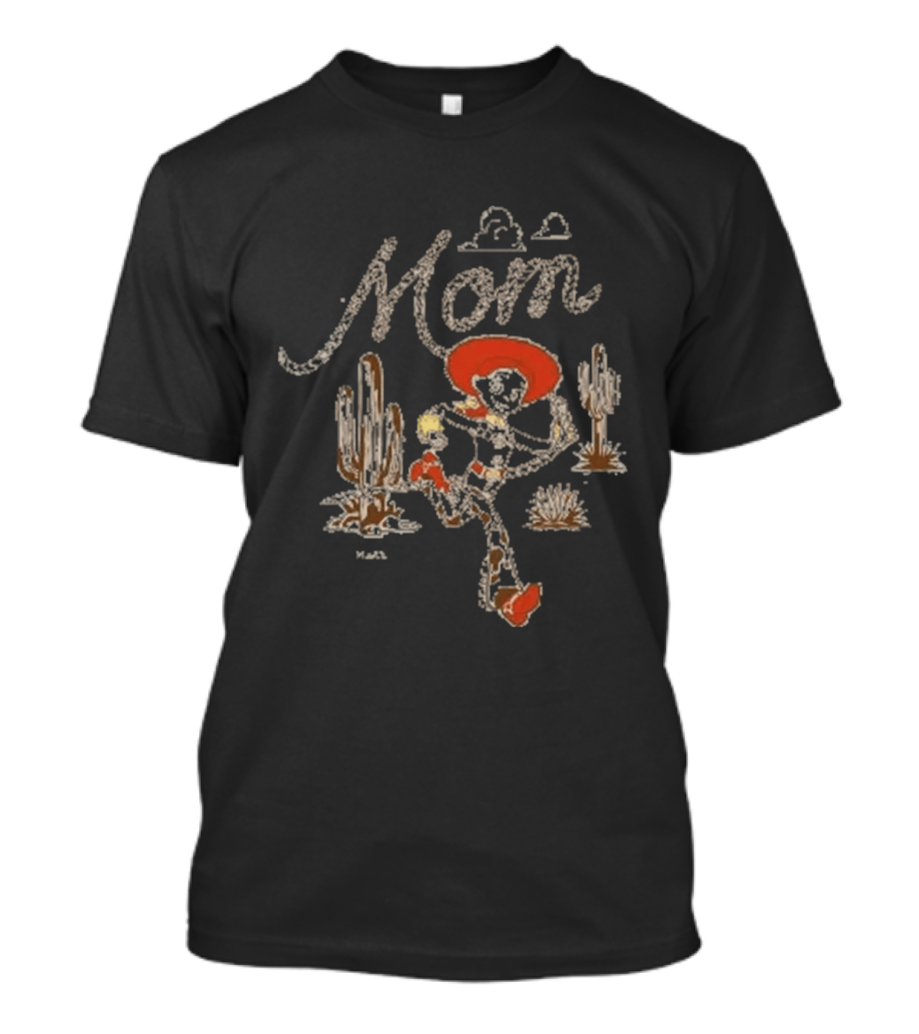 Mom Toy Story Jessie Western Cropped Cactus T-Shirt