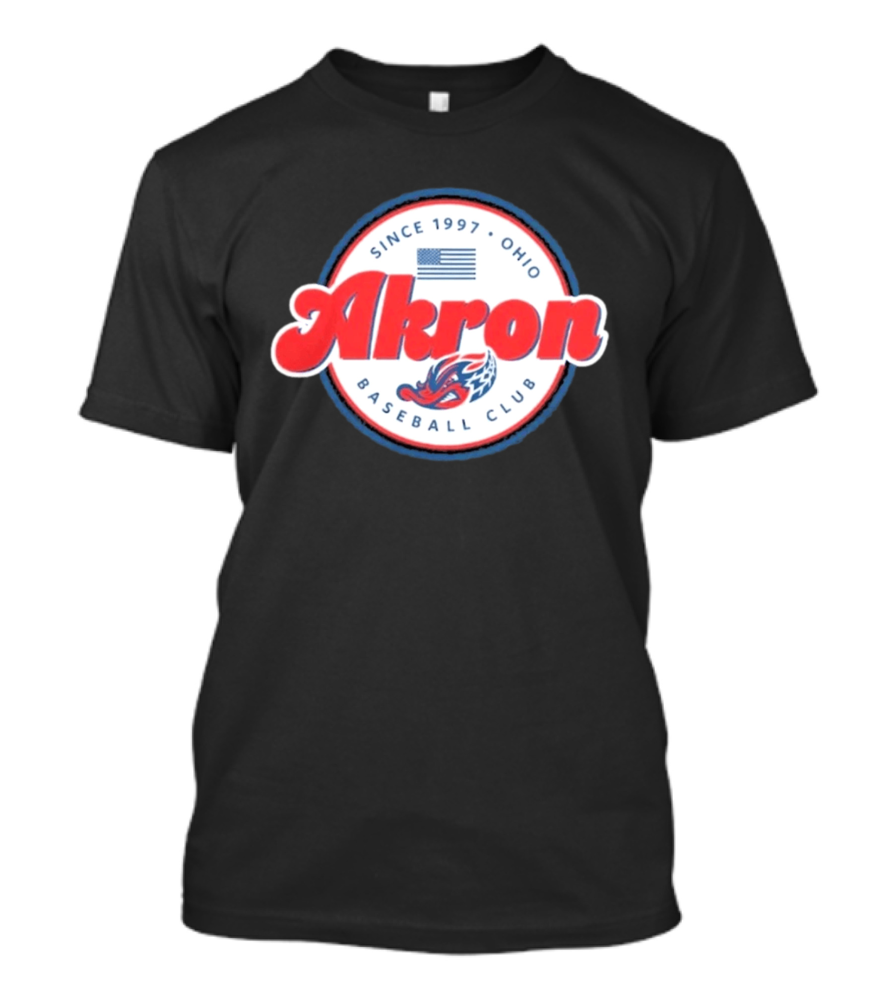 Since 1997 Akron Ohio Baseball Club USA Flag T-Shirt