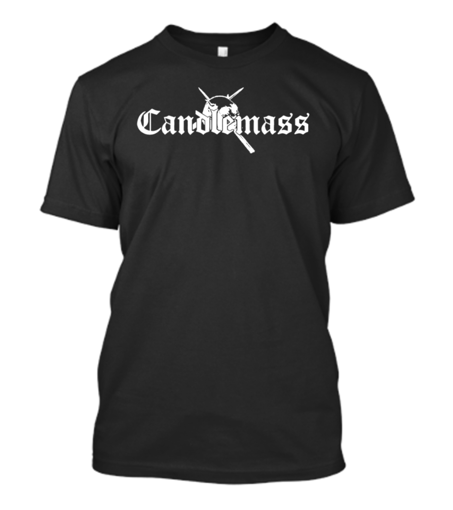 Candlemass Skull And Crossed Swords Doom Metal Music Band T-Shirt