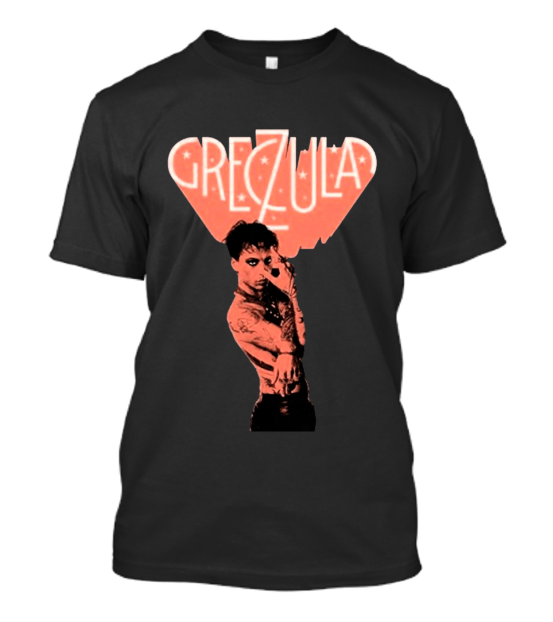 Greczula Tour Tattooed Performer With Edgy T-Shirt