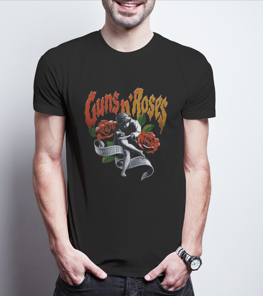Guns N Roses World Tour 2026 Exclusive Dates T-Shirt