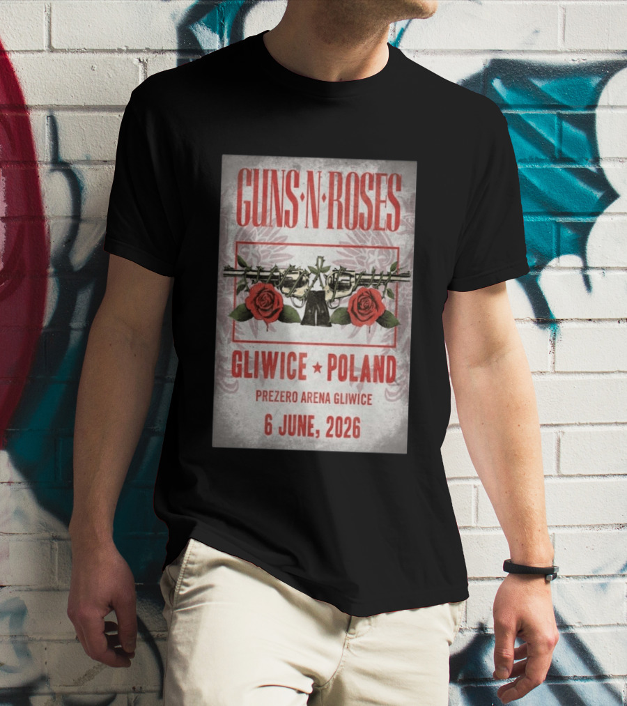 Guns N' Roses Gliwice Poland 6 June 2026 PreZero Arena T-Shirt