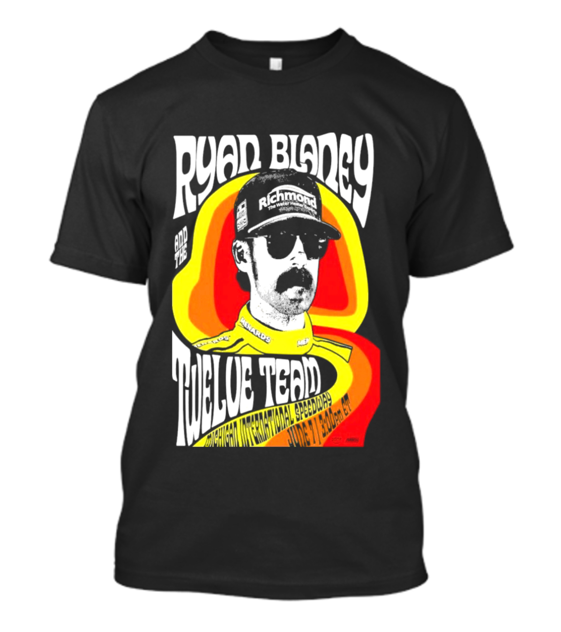 Ryan Blaney 12 Tribute Team Michigan International Speedway June 7 2026 T-Shirt