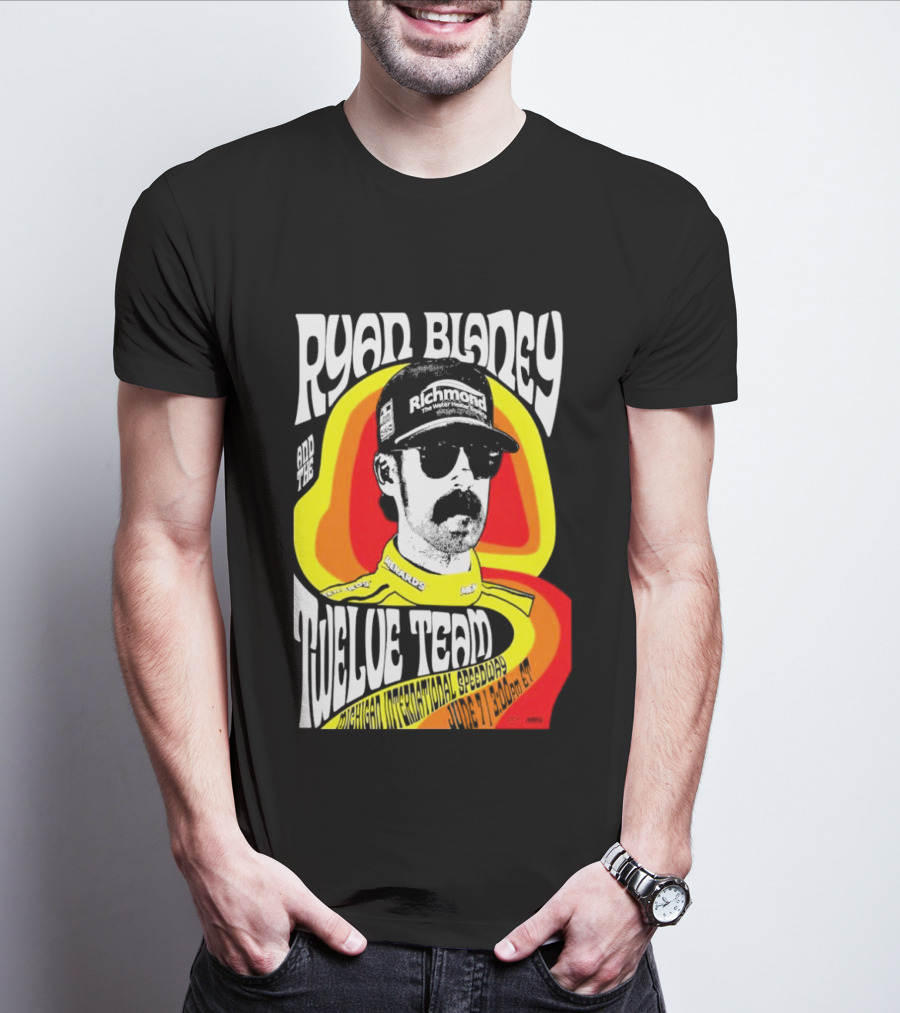 Ryan Blaney 12 Tribute Team Michigan International Speedway June 7 2026 T-Shirt