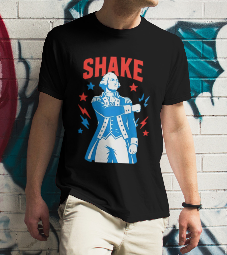 Shake And Bake George Washington America Drinking T-Shirt