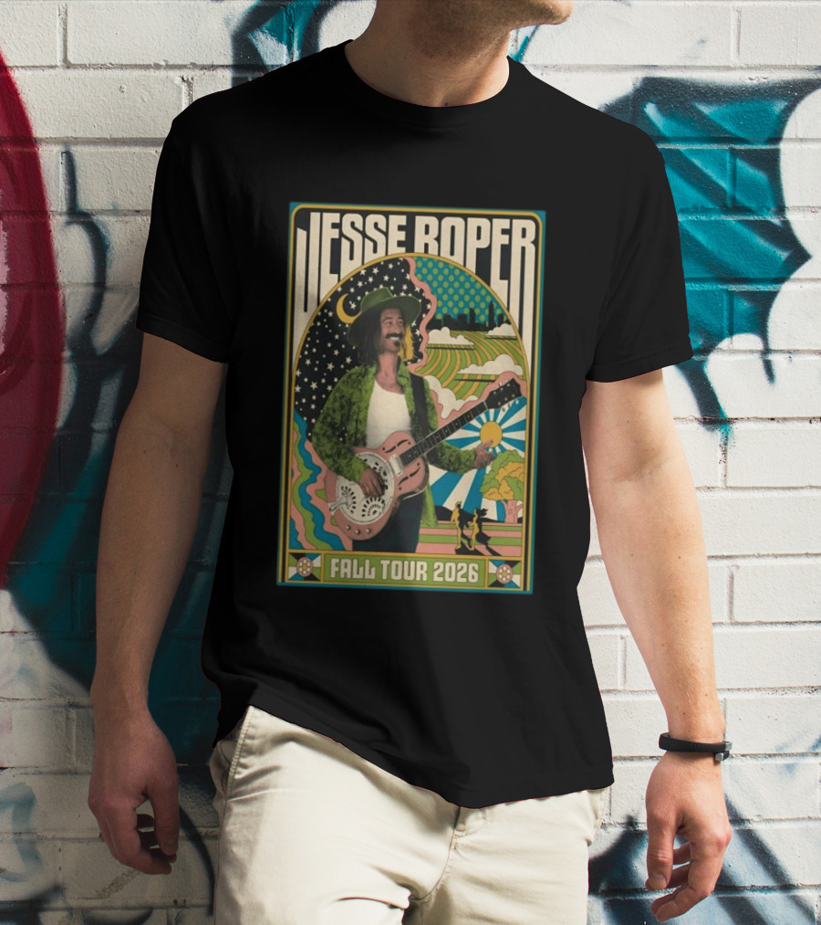 Jesse Roper Fall Tour 2026 Psychedelic Countryside Concert T-Shirt